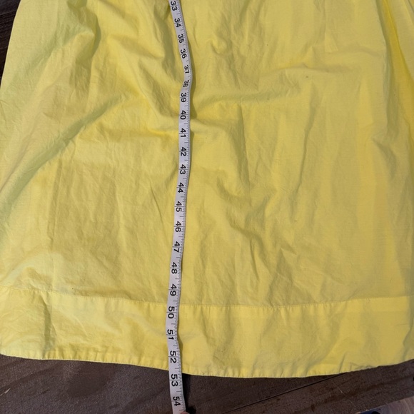 Anthropologie Maeve Yellow One Shoulder Maxi Dress Cottagecore Resort M - Picture 4 of 8